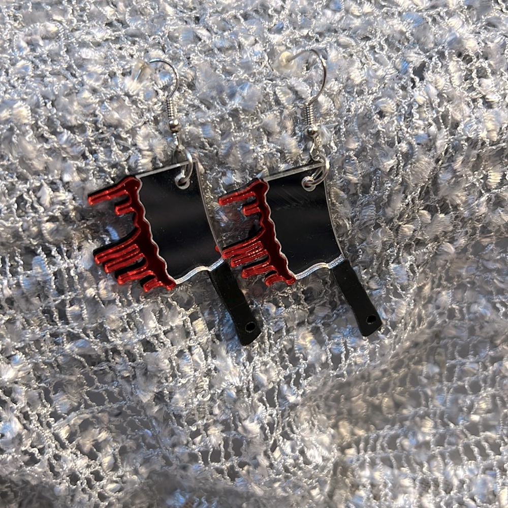 Bloody Cleaver Earrings
